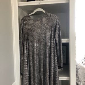 dee elle Long-sleeve Sparkly Dress